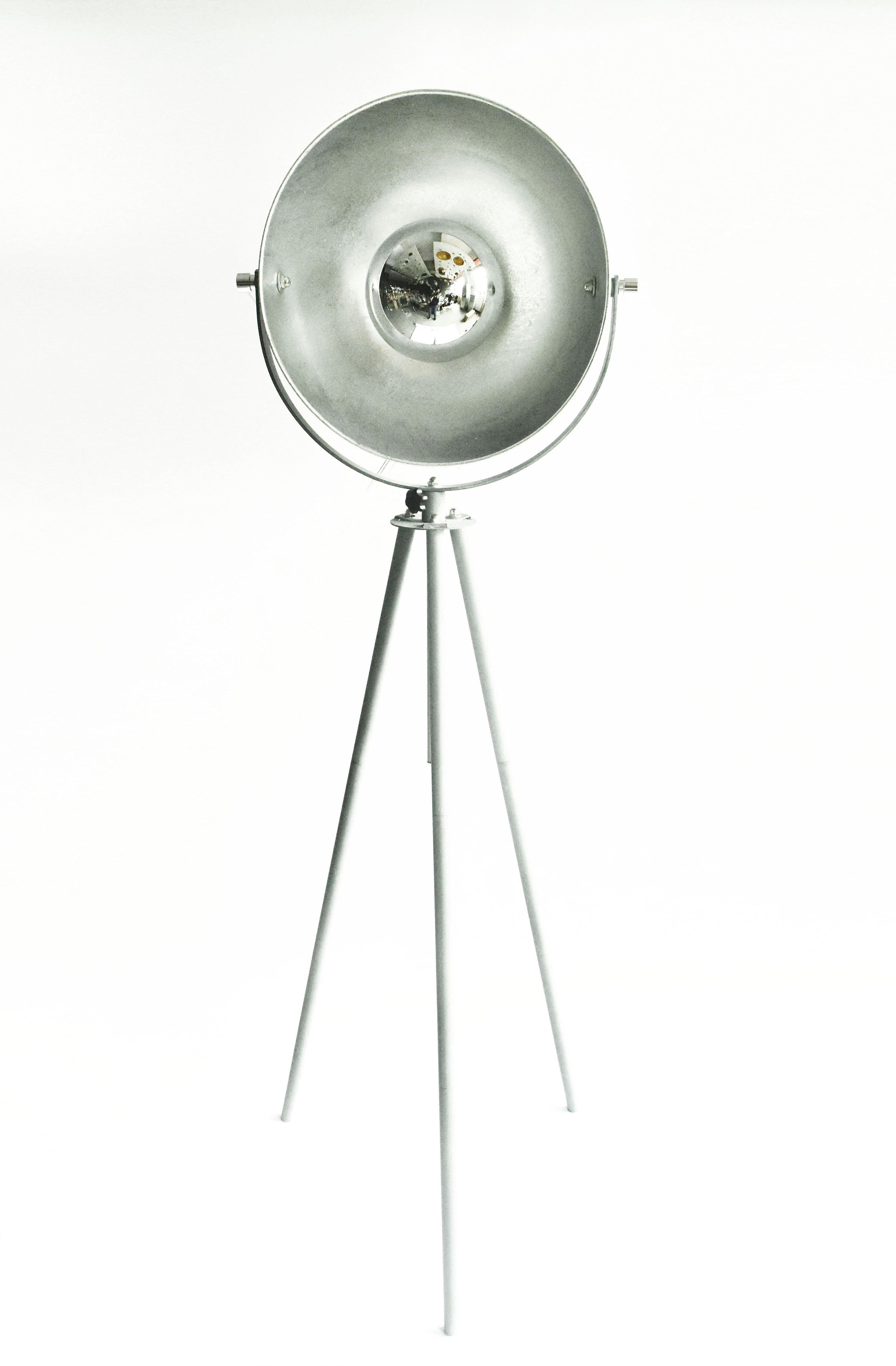 silver tripod floor lamp
