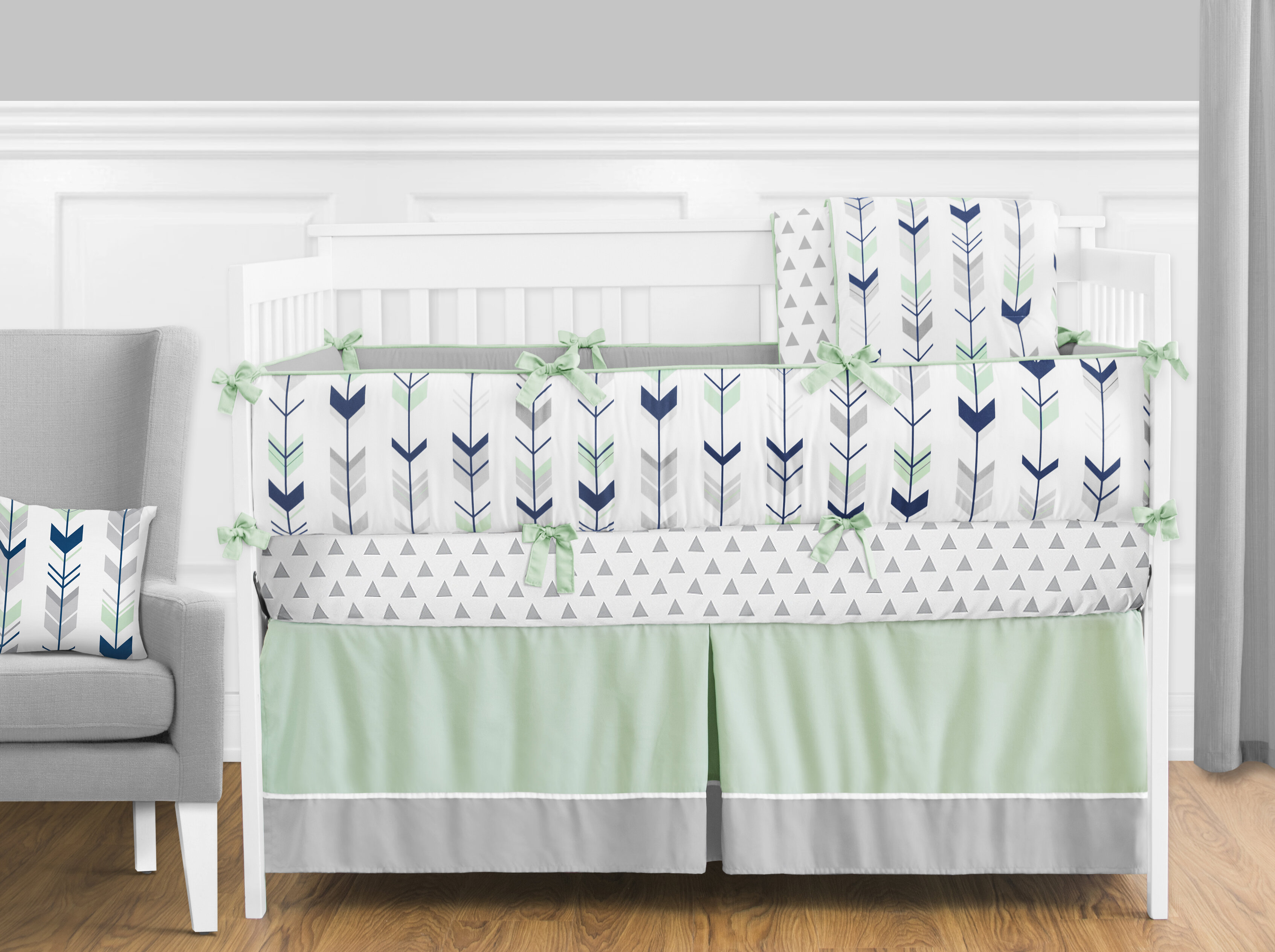 Sweet Jojo Designs Mod Arrow 9 Piece Crib Bedding Set Reviews