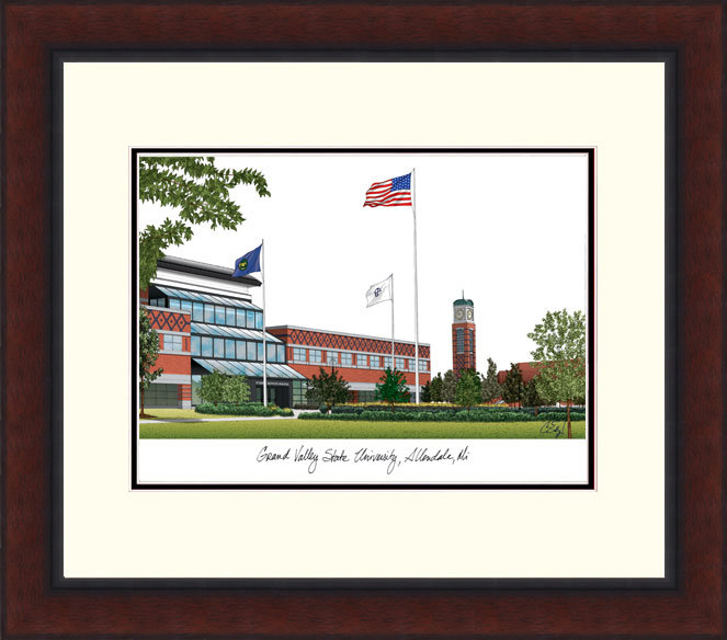 Campus Images Ncaa Grand Valley State Lakers Legacy Alumnus Lithograph Picture Frame Wayfair