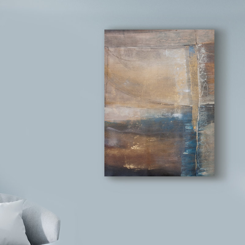Winston Porter Kinetic Stone I Acrylic Painting Print On Wrapped