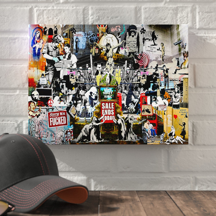 East Urban Home Banksy Print Reviews Wayfair Co Uk