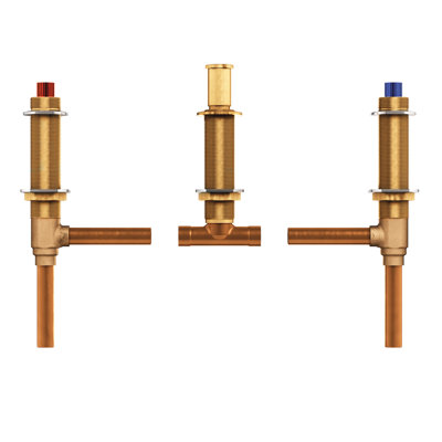 M-Pact Two Handle Roman Tub Valve Adjustable 1/2" CC Connection