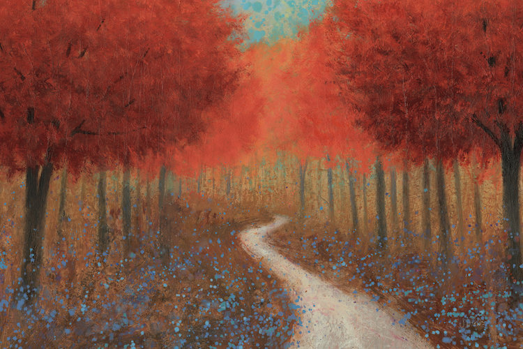 Winston Porter Forest Pathway Painting Print On Wrapped Canvas
