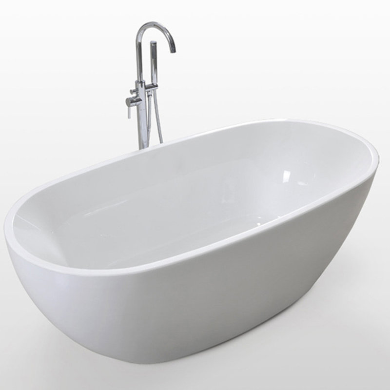 Kdk Home Luxury Acrylic Spa 67 X 31 Freestanding Soaking Bathtub Wayfair