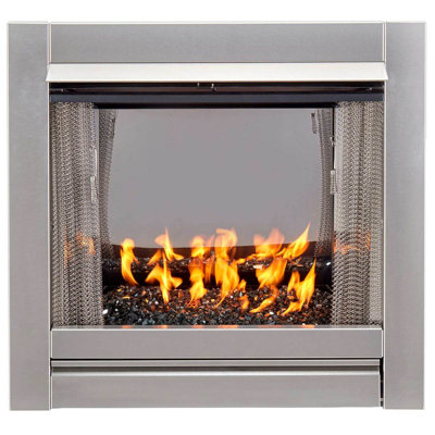 Donegal Vent Free Stainless Steel Natural Gas Outdoor Fireplace Wrought Studio