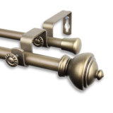 Rose Gold Double Curtain Rod Wayfair