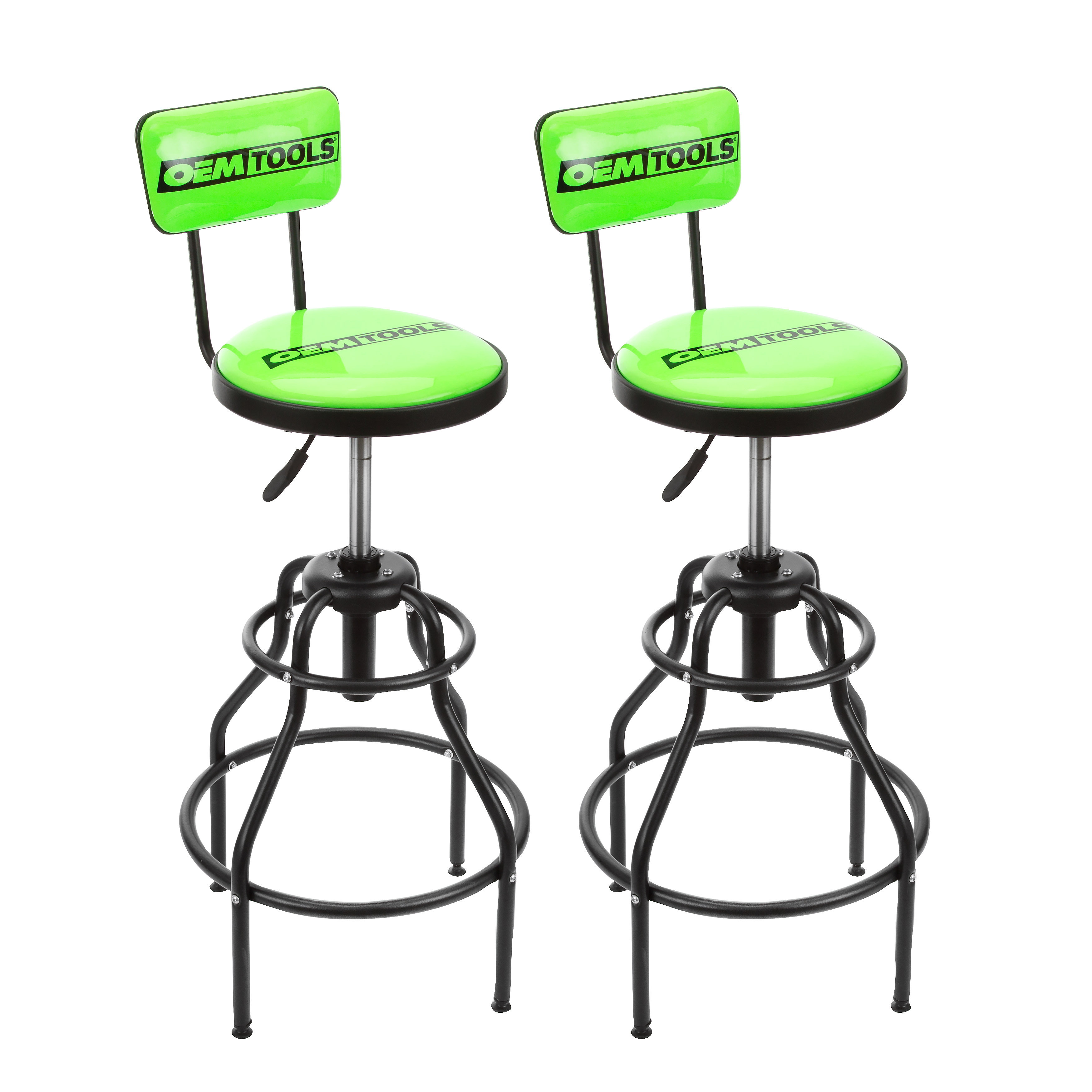 OEMTOOLS Swivel Adjustable Height Bar Stool Wayfair