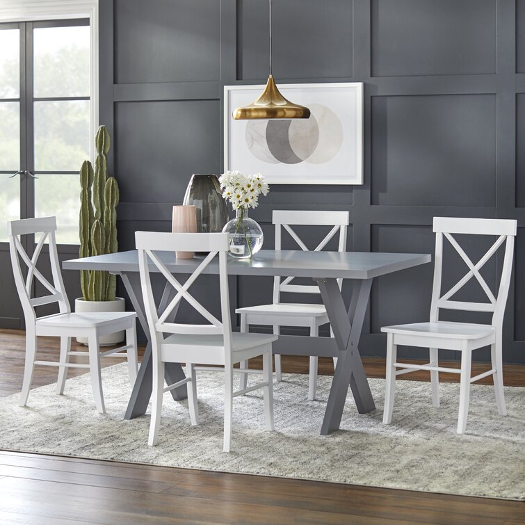 Gracie Oaks Sanil 4 - Person Dining Set | Wayfair