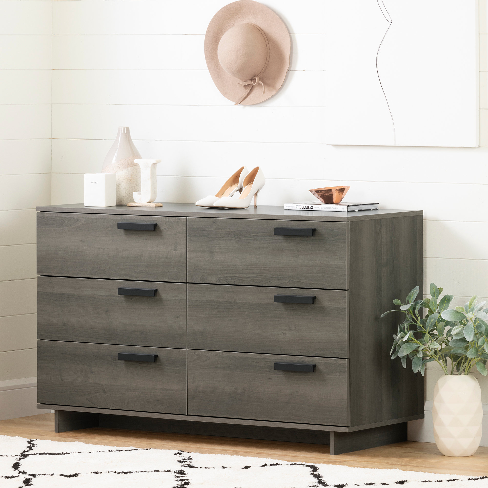 South Shore Cavalleri 6 Drawer Standard Dresser Reviews Wayfair Ca