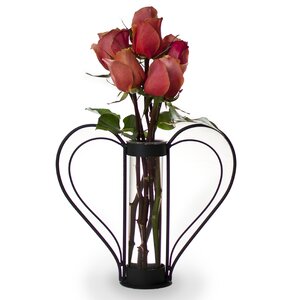 Iron Heart-shaped Sweetheart Flower Vase