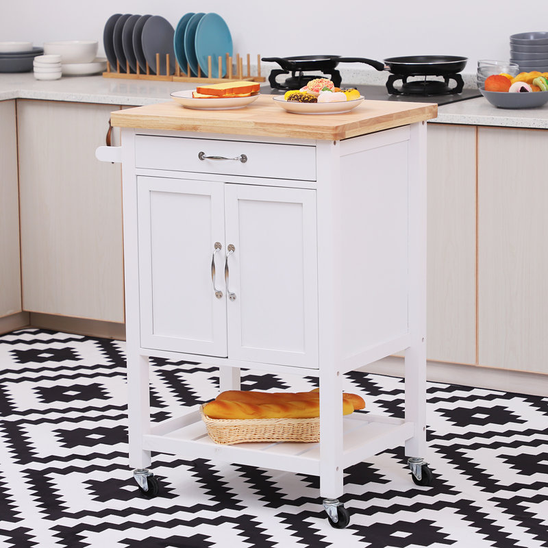 Red Barrel Studio® Paylor Trolley Island Worktop Kitchen ...