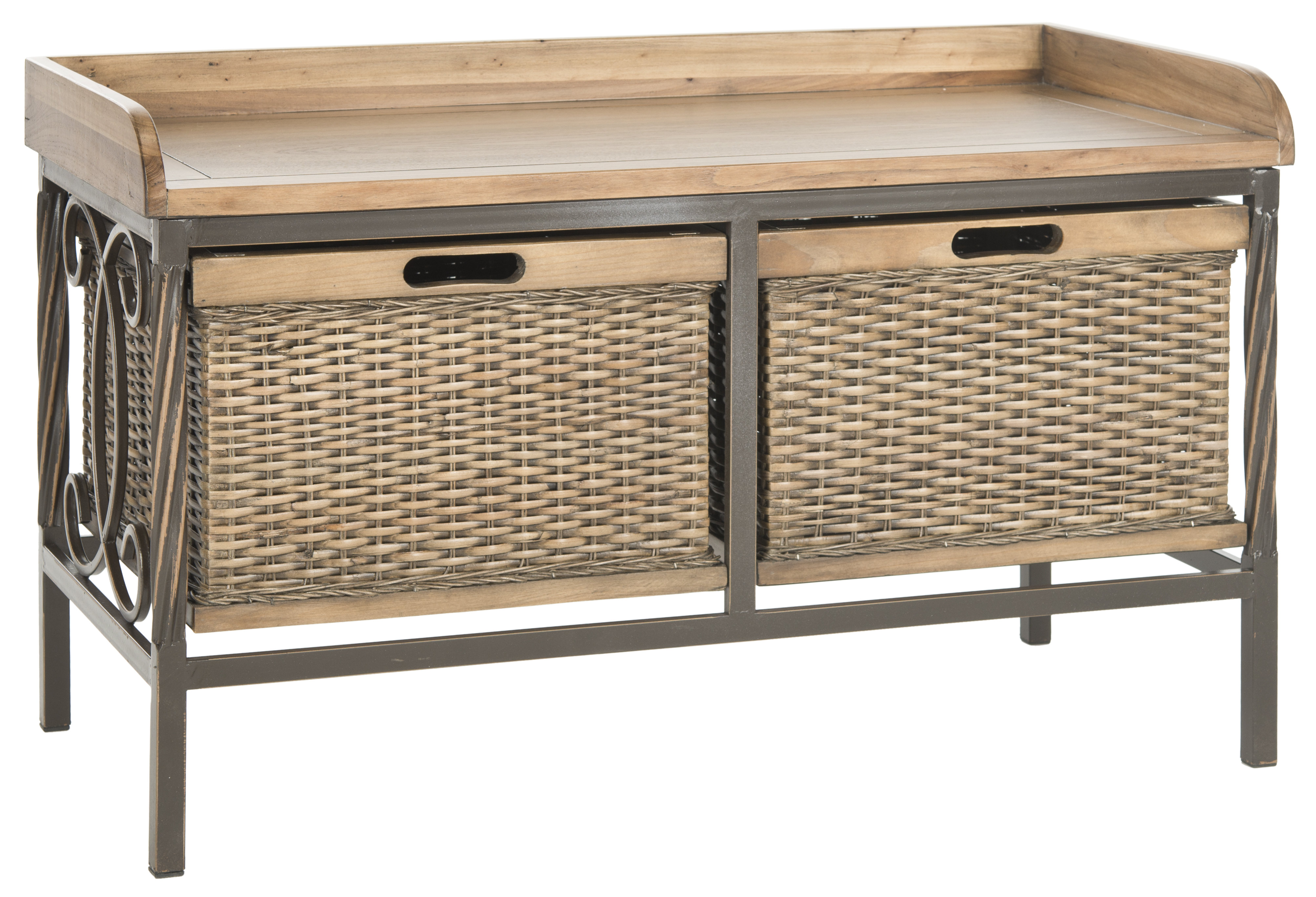 Lindy Wood Storage Bench Reviews Allmodern
