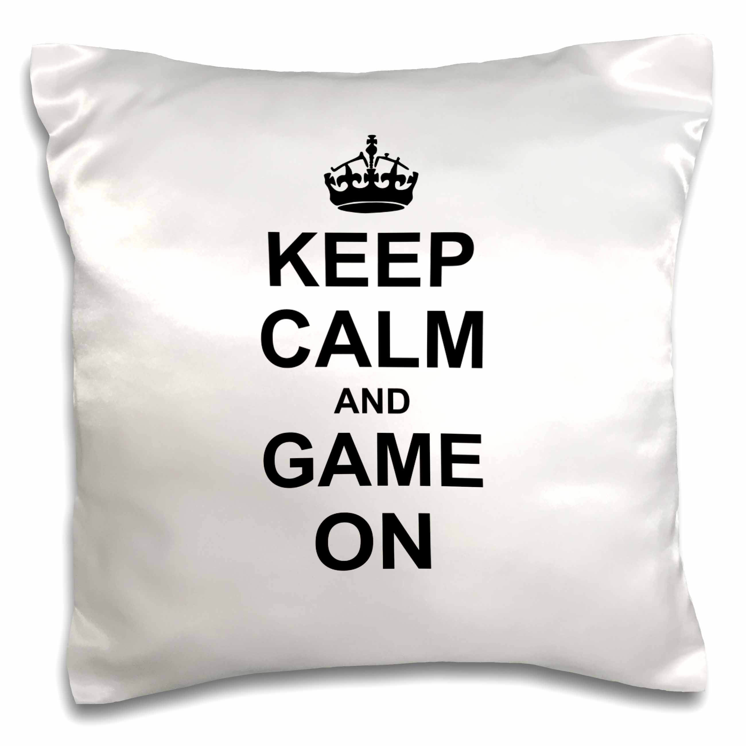 3drose Pillow Case Keep Calm And Game On Carry On Gaming