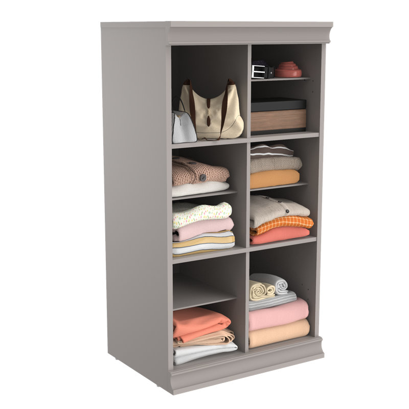 Closetmaid Modular Storage 21 38 W Divided Shelf Unit Reviews