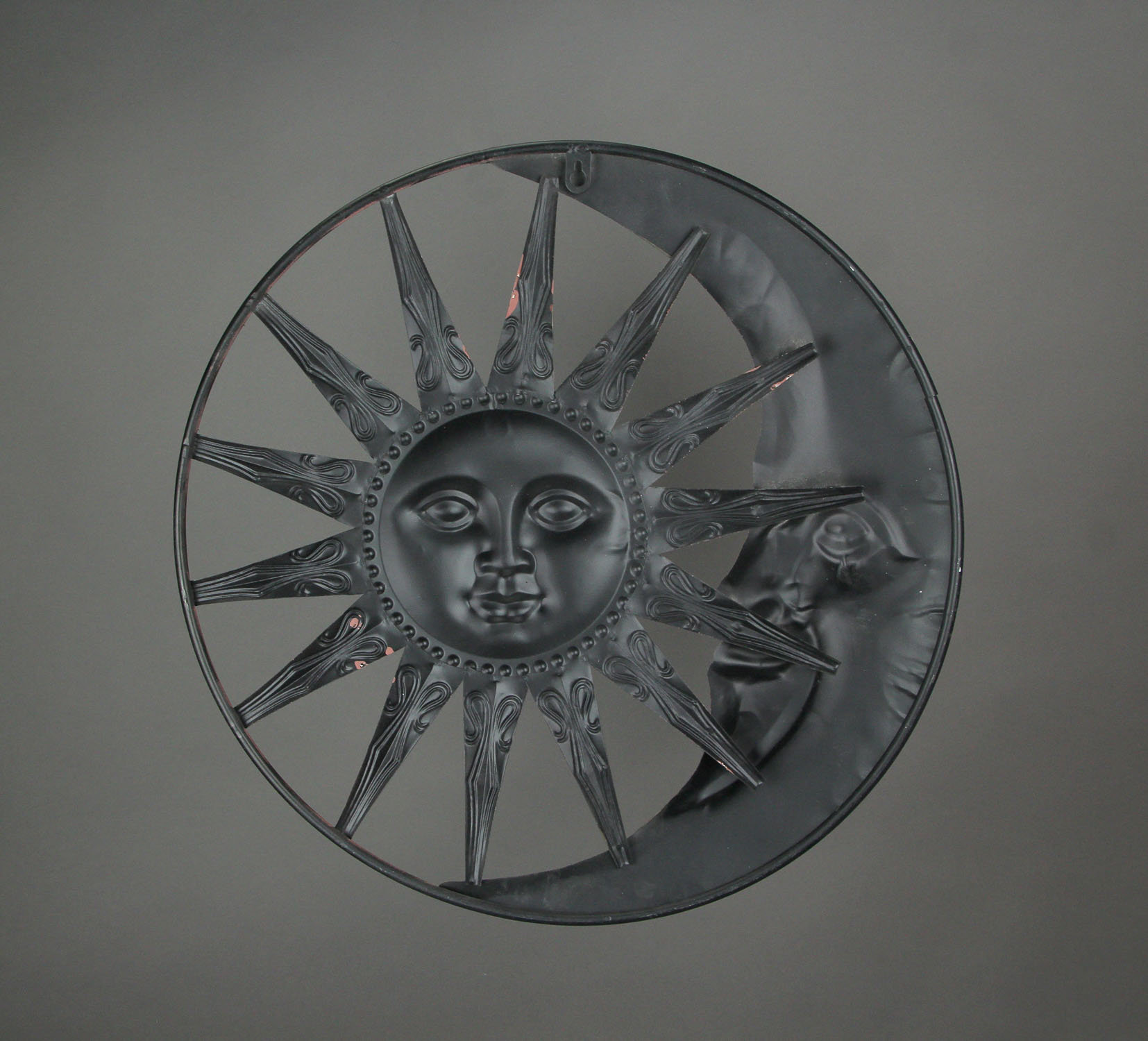 Bungalow Rose Tuscan Enamel Sun and Moon Wall Décor Wayfair