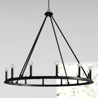 Gracie Oaks Jordan Lee 16 Light Candle Style Geometric Chandelier Wayfair