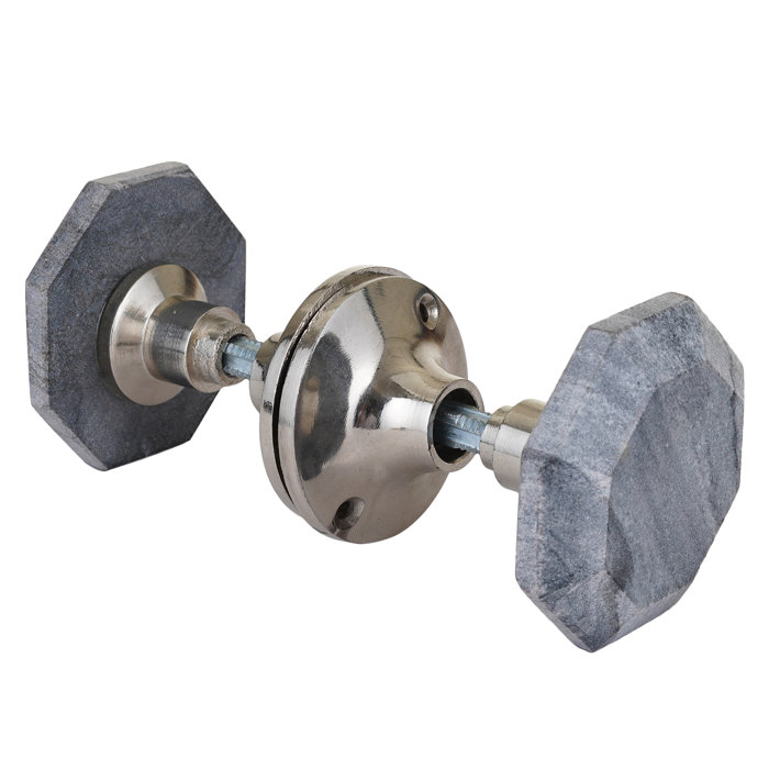 Artisanalcreations Grey Marble Hexagon Door Knobs Perfect For