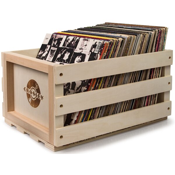 Vinyl Record Crate Wayfair