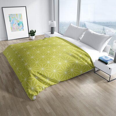 Wrought Studio Kansas Duvet Cover Size King Color Green