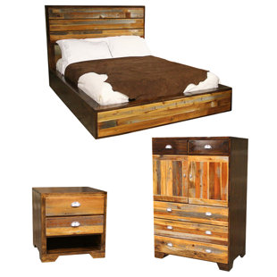 Urban Rustic Bedroom Furniture Wayfair Urban Rustic Platform Configurable Bedroom Set