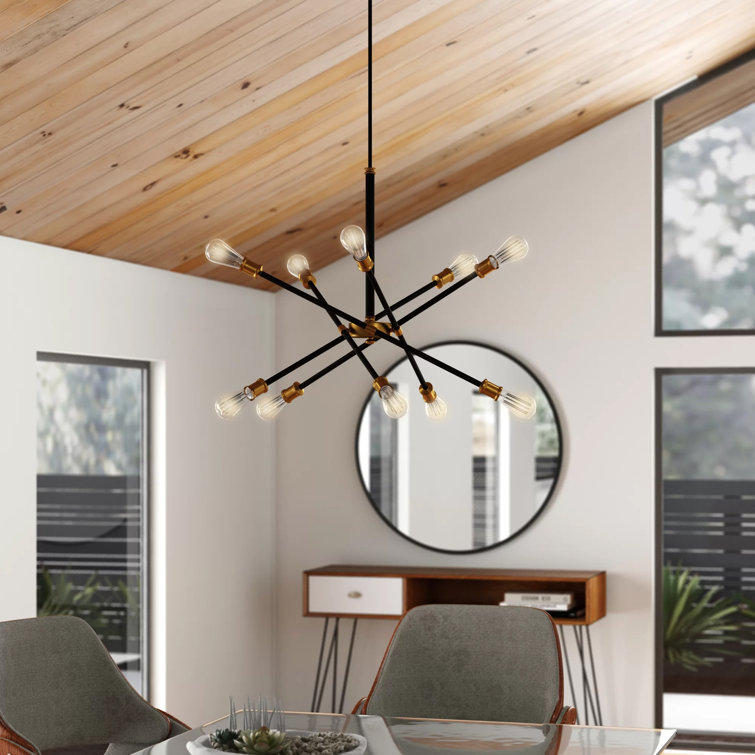 Arachne 10 - Light Unique Modern Linear Chandelier