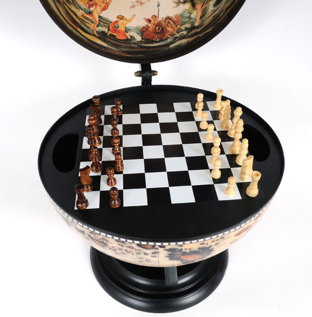 Old Modern Handicrafts White Globe With Chess Holder Reviews Wayfair