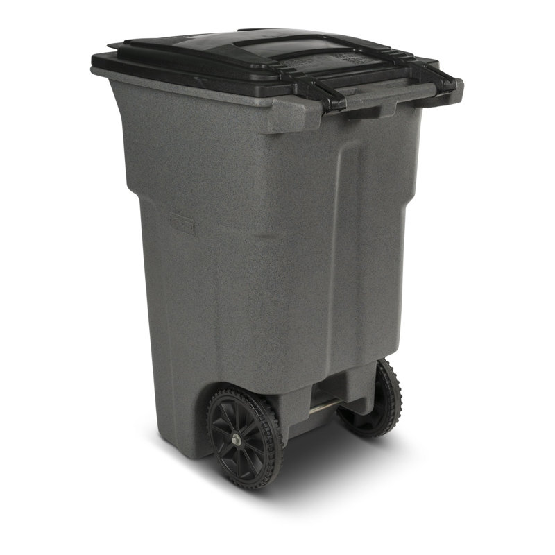 Toter Plastic 96 Gallon Manual Lift Curbside Trash Recycling Bin Reviews Wayfair