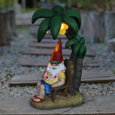 Highland Dunes Beach Bum Solar Tropical Tony Beach Gnome ...