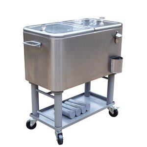 60 Qt. Stainless Steel Party Cooler