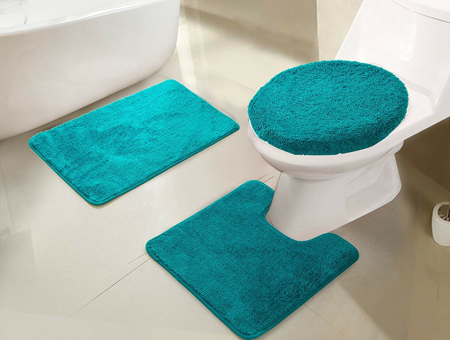 bathroom toilet rug