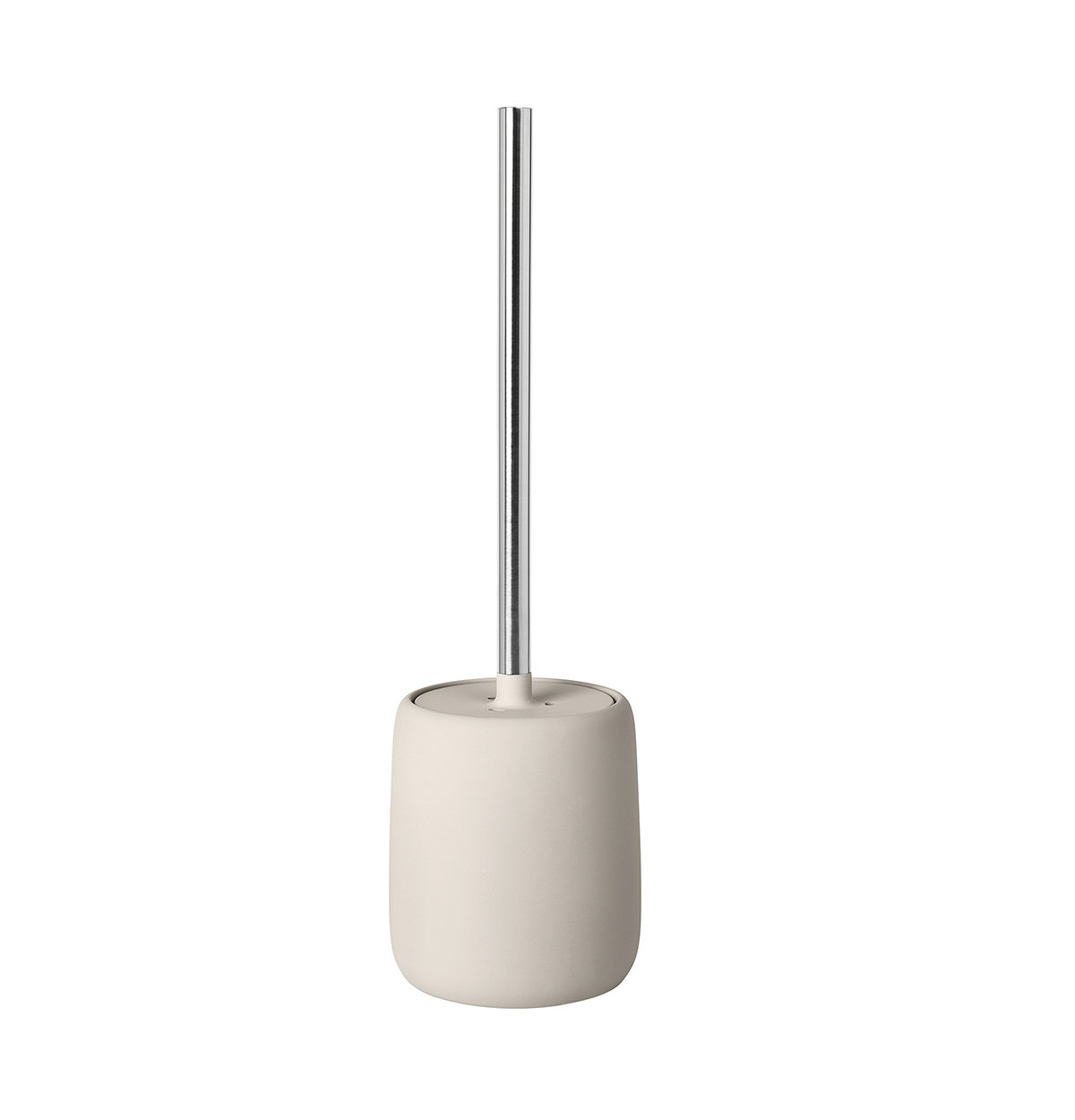 SONO 15.37" Ceramic Toilet Brush and Holder