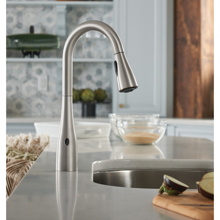 Moen Arbor Pull Down Touchless Single Handle Kitchen Faucet ...