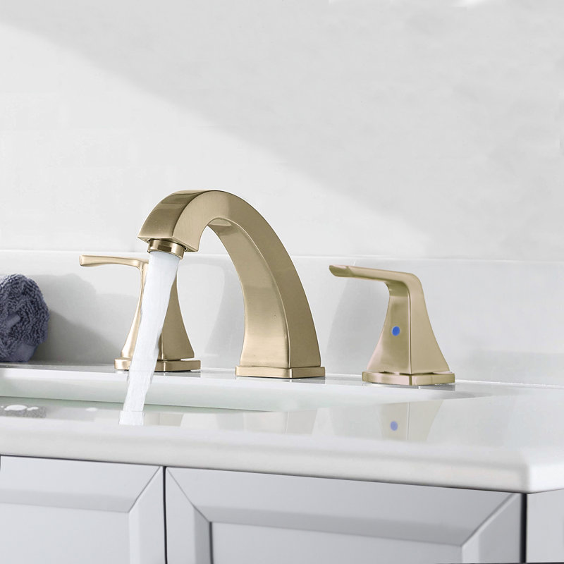 Bathlet Widespread Bathroom Faucet With Drain Assembly Wayfair