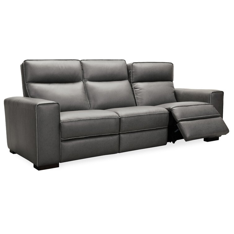 square arm reclining sofa