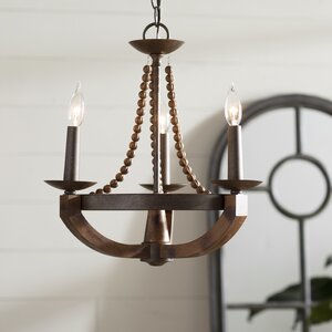 Sylvie 3-Light Candle-Style Chandelier