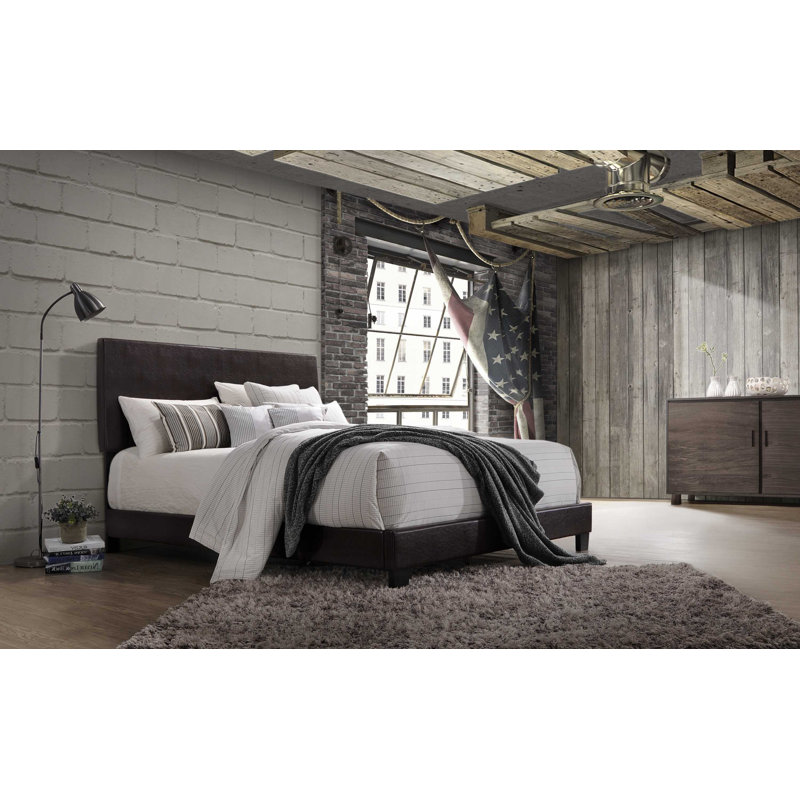 Wrought Studio Laga Upholstered Standard Bed Reviews Wayfair