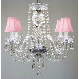 Swarovski 4-Light Crystal Chandelier