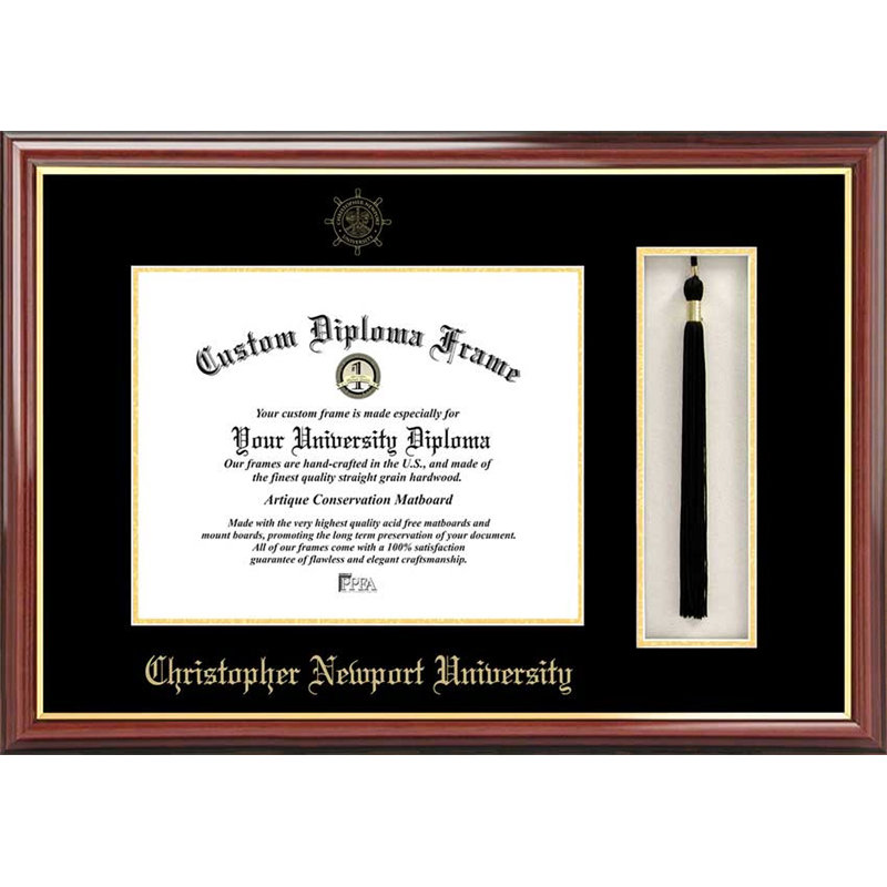 Diploma Frame Deals Christopher Newport University Petite Tassel Picture Frame Wayfair