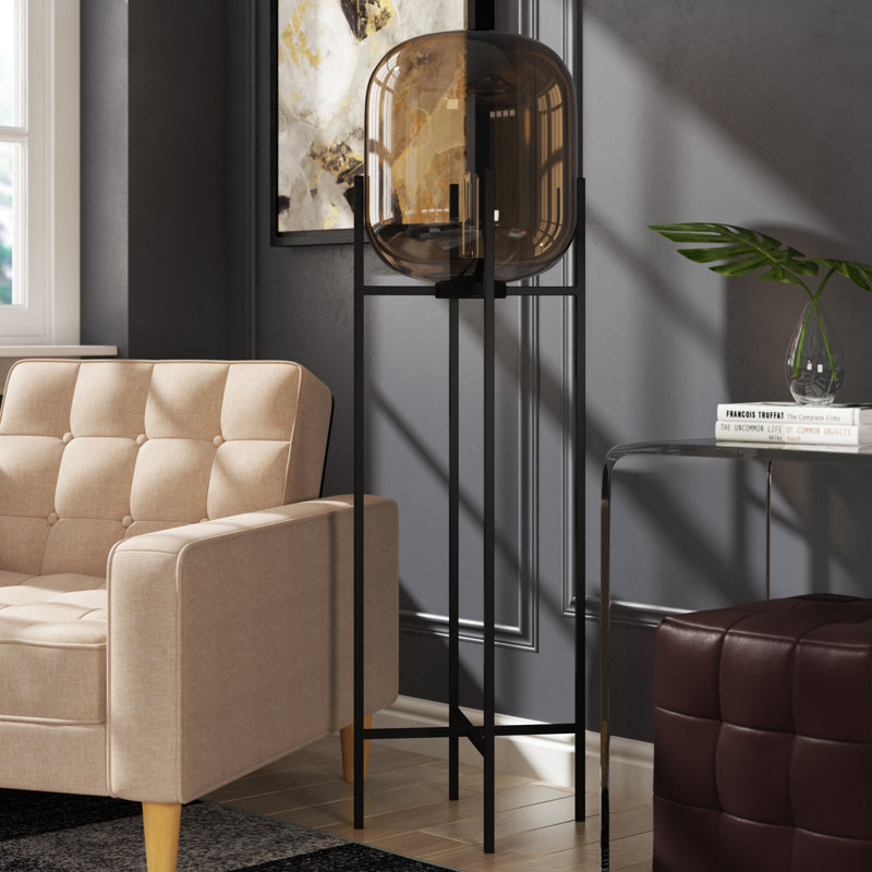 Brayden Studio Strome Soaring Globe 52 Novelty Floor Lamp Brayden Studio Strome Soaring Globe 52