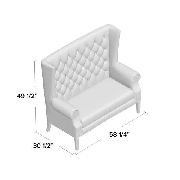 Rosdorf Park Colston 58 3 Wide Velvet Rolled Arm Loveseat Reviews Wayfair