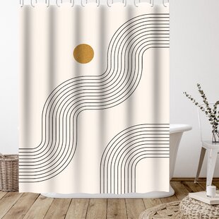 人気特価激安 新品modern Geometric Shower Curtain Modern Abstract Geometric Semicircle Shower Curtain Retro Scandinavian Pink Blue Beige Yellow Geometri その他カーテン ブラインド レール Www Oroagri Eu