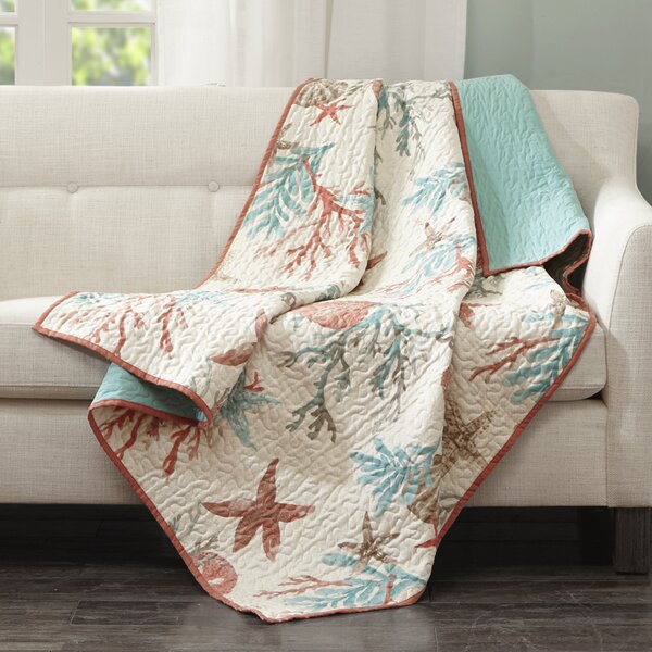 Throw Blanket 100% Cotton Year Round Indoor Outdoor Accent Throw for Sofa 
