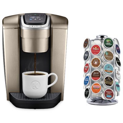 Keurig KElite Single Serve KCup Pod Coffee Maker Keurig Color Gold