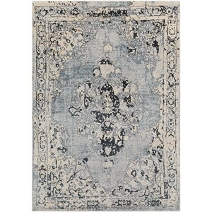 Asia Minor Blue/Cream Area Rug