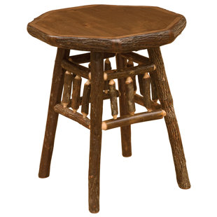 Hickory Teton End Table by Fireside Lodge Wonderful