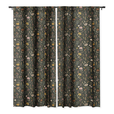Andresky Cottage Garden V 1pc Blackout Window Curtain Panel