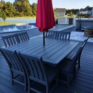polywood vineyard 9 piece dining set
