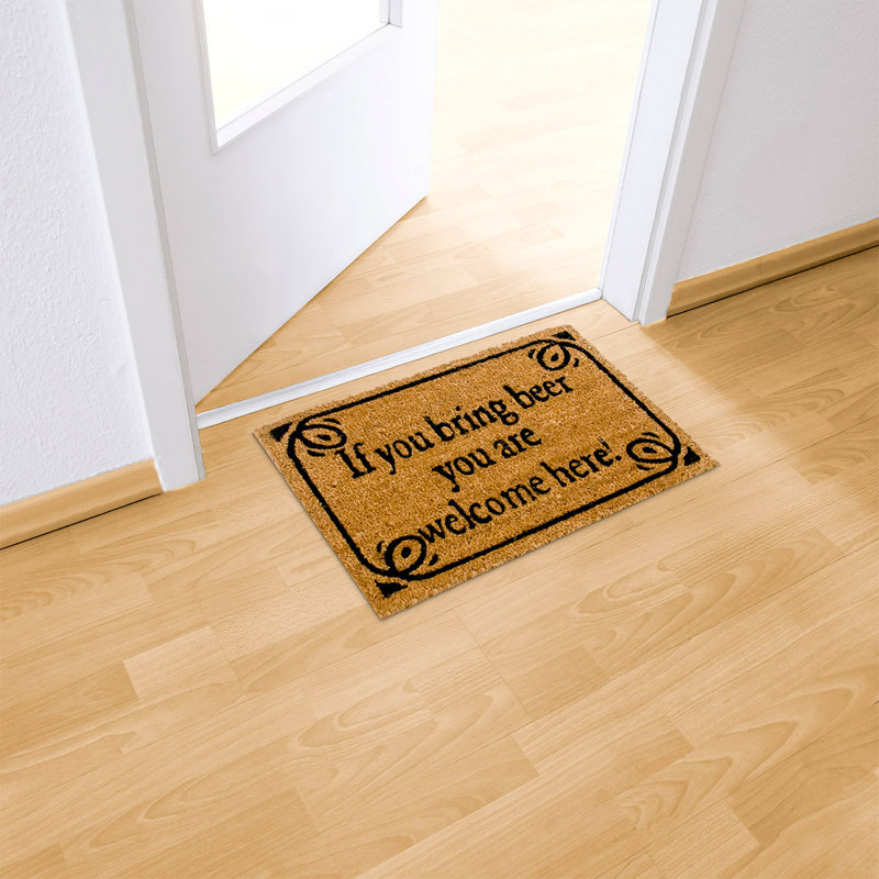 Relaxdays If You Bring Beer You Are Welcome Here Doormat Wayfair