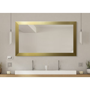Three Posts™ Culpeper Rectangle Wood Wall Mirror & Reviews | Wayfair