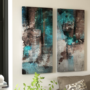 2 Piece Wall Art You Ll Love Wayfair Graphic Art Print On Canvas Set Of 2